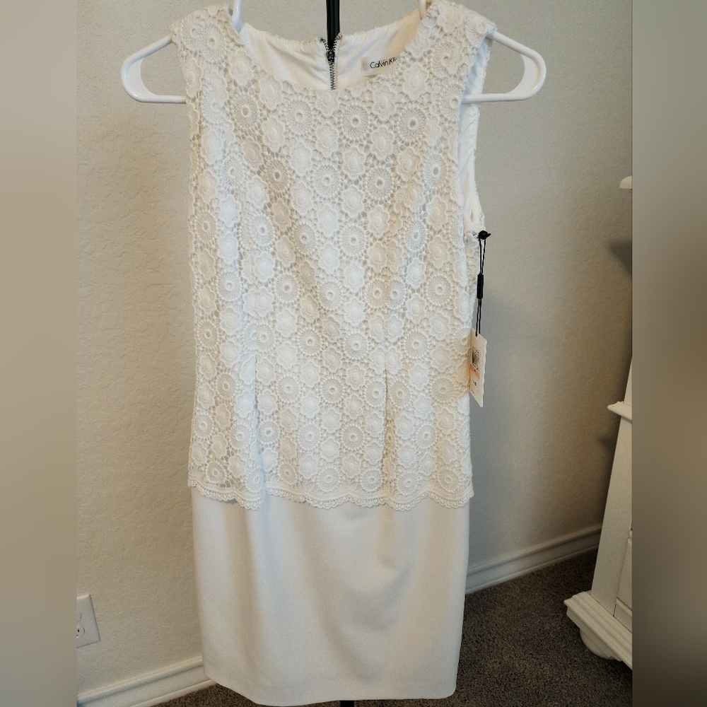 Calvin Klein White Dress 2P - Picture 11 of 11